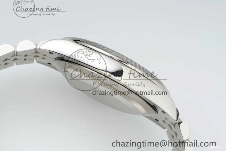 MiroTime 0425 DateJust 36mm SS DIWF 1:1 Best Edition 904L Steel Gray Dial Green Markers on Jubilee Bracelet SA Upgraded 2312